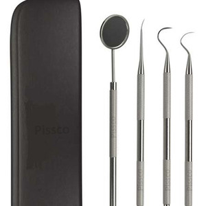 PISSCO <b>Teeth</b> <b>Cleaning</b> Instruments Dental <b>Teeth</b> <b>Cleaning</b> Kit Dental Scaler Probe Mirrors Set <b>Teeth</b> <b>Cleaning</b> <b>Tools</b> Set 4 PCS - Product Image 6
