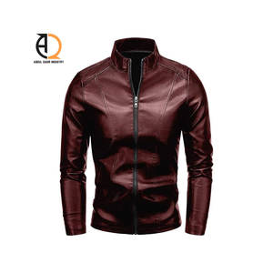 Chaqueta de Motociclista de Moda, Uniforme, Chaqueta de Hombre para Exteriores, Otoño e Invierno, Cuero con Algodón, Talla Grande - Product Image 3