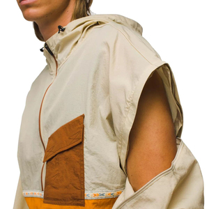 High Quality Custom Color Block Anorak <b>Pullover</b> Windbreaker <b>Jacket</b> Waterproof Hooded Outdoor Sportswear Coat for <b>Men</b> Women - Product Image 4