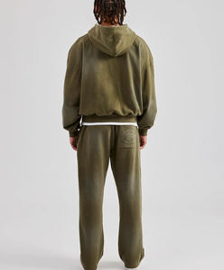 Top Trending Hombres de moda Fleece y poliéster Lavado Chándales Con capucha Slim Fit Cómodo Diseño único Trajes de sudor - Product Image 2