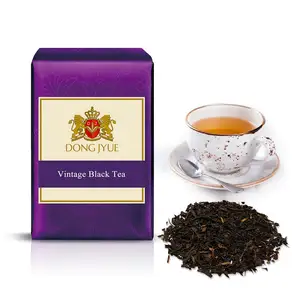 Vintage Schwarzer Tee Kommerzieller Tee