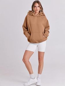 Fabrication la plus rapide OEM personnalisé sweat à capuche surdimensionné pour femme tendance de la mode coupe ample sweat à capuche surdimensionné pour femme décontracté tous les jours - Product Image 3