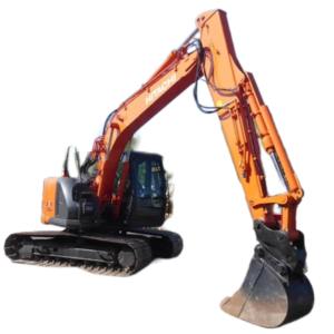 HITACHI รถขุดรถขุดขนาด13ตันรถขุดไฮขุดมือสอง2016ฮิตาชิมินิแบบญี่ปุ่นต้นฉบับ ZX135US-5B - Product Image 1