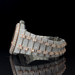 นาฬิกาข้อมือผู้หญิงคุณภาพสูง ดีไซน์หรูหรา ขอบหน้าปัดประดับเพชร ขนาด 40 มม. สไตล์สปอร์ต แฟชั่น ธุรกิจ สายสแตนเลส กระจก กลไก - Product Image 2