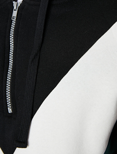 Sudadera con Capucha de Golf de Forro Polar con Estampado Digital Personalizado al por Mayor de Alta Calidad con Diseño Nuevo de 2025, Sudadera Térmica de Invierno con Cierre de Cremallera de un Cuarto para Hombre - Product Image 6