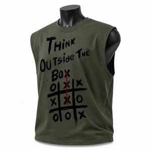 Camiseta sin mangas de algodón con estampado gráfico para hombre, estilo streetwear, top de verano - Product Image 3