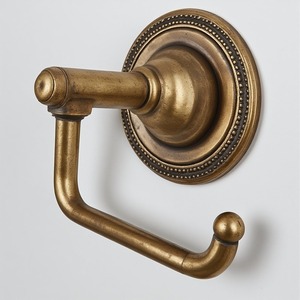 Premium Metal Toilet Paper Holder With Engraved Carved Detailing Artisan Handmade Offering Decorative Accent - Product Image 6