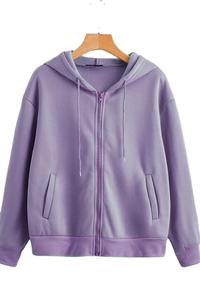 Sweat-shirt à manches longues surdimensionné en coton 100% personnalisé, vente chaude, sweat-shirt pour femmes - Product Image 6