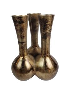 Vase à fleurs en métal de qualité supérieure avec une forme unique conçu pour la décoration intérieure luxueuse moderne avec une touche raffinée et artistique - Product Image 4