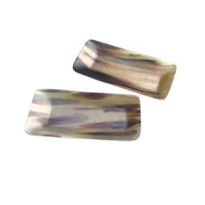 Plateau en corne de buffle naturelle personnalisé |   Plat décoratif de mariage traditionnel sculpté à la main |   Vaisselle de luxe écologique - Product Image 1