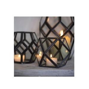 Bougeoir en métal de luxe fait à la main pour une décoration de salon élégante et des idées de centre de table à manger élégantes - Product Image 1