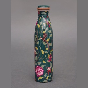 Return Gift Unique Design Printed Copper <b>Water</b> <b>Bottle</b>, Ayurvedic <b>Metal</b> <b>Bottle</b> for Office, Gym & Corporate Gifting - Product Image 3