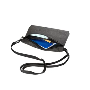 Borsa Promozionale Personalizzabile in Tessuto Melange 600D, Borsa a Tracolla Personalizzabile per Gadget - Product Image 5