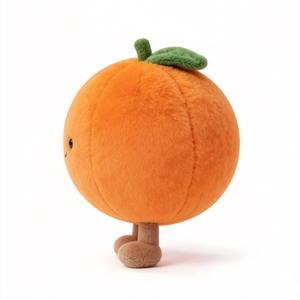 Juguetes de Peluche Naranja de Alta Calidad al por Mayor, Lindos Peluches de Peluche Naranja en Forma de Almohada, Pelota de Peluche Naranja Rellena - Product Image 3