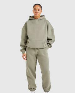 Pantalons de survêtement pour femmes, couleur unie, style ample, avec cordon de serrage, jambes droites, pantalons de survêtement surdimensionnés, en vente - Product Image 2