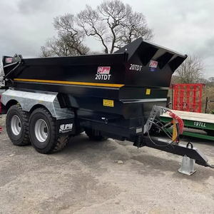 14,000 Lbs (7 Tons) Multifunctional <b>Farm</b> Dump <b>Trailers</b> with Engine Gear Bearing & Motor-3-Year Warranty For Sale - Product Image 1