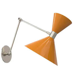 โคมไฟผนังทองเหลืองรูปพระมหากษัตริย์แบบอิตาลีที่ทันสมัยโคมไฟเชิงเทียนเดี่ยวขนาดใหญ่โคมไฟแนวอุตสาหกรรม - Product Image 2