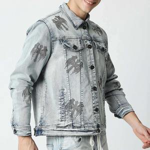 Veste en jean formelle à prix de gros, saison printemps, hommes, haute qualité - Product Image 3
