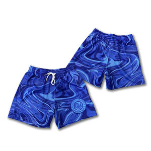 กางเกงขาสั้นเล่นกีฬาสำหรับผู้ชายบาสเก็ตบอลตาข่ายตามสั่งสไตล์สตรีท - Product Image 1