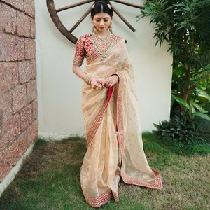 Saree avec Designer Surat Blouse Matériel Bollywood Indian Broderie Sari avec Blouse Grossiste Torque Couleur Saree - Product Image 1