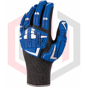 Gants d'impact imprimés de logo personnalisé de haute qualité taille XL confortables à porter et protecteurs pour la fabrication de dessus de sécurité - Product Image 1