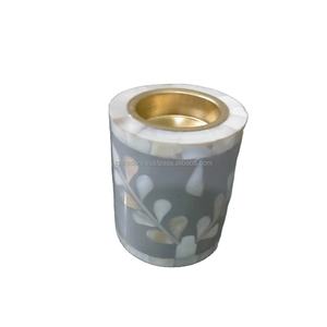 Incrustation de nacre Artisan Mabkhara Set Brûleur Bakhoor Islamique fait main pour l'arôme traditionnel Oud et l'ambiance festive du Ramadan - Product Image 5