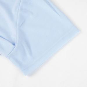 T-shirt en coton surdimensionné pour hommes décontracté uni coupe décontractée Style Streetwear vêtements en vrac - Product Image 3