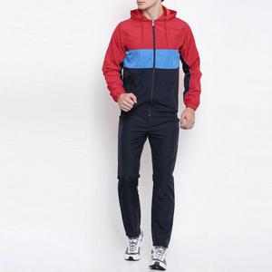 Gran oferta, chándal de bloque de Color personalizado para hombre 2025/mejor precio, nuevo diseño, Joggers, conjuntos de chándales de dos piezas para hombre - Product Image 1