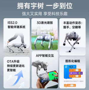 หุ่นยนต์สุนัขสี่ขา Go2 Pro รุ่น AI ขนาดใหญ่ พร้อมฟังก์ชันติดตามอัจฉริยะ โต้ตอบด้วยเสียง โปรแกรมได้ด้วยภาพ และเป็นหุ่นยนต์เพื่อนคู่ใจแบบไบโอนิค - Product Image 4