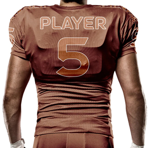 Uniforme de football américain personnalisé été 2025, respirant, 100% polyester, durable, rembourré, maillot et short pour hommes, pour les sports d'équipe - Product Image 5