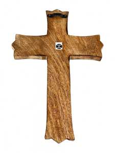 Croix murale en bois de luxe |   Artisanat artisanal de qualité supérieure |   Vente en gros directe d'usine - Product Image 2