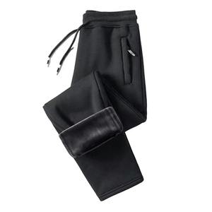 Pantalons longs pour hommes Automne et hiver Pantalons de survêtement décontractés en polaire pour hommes Pantalons de sport doux Pantalons de jogging - Product Image 1