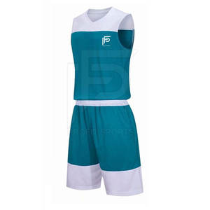 2022 Logo personnalisé ensemble d'uniformes de basket-ball de sport pour hommes de haute qualité respirant grande taille y compris maillot et short - Product Image 2