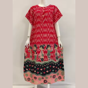 Vestido Informal Extra Grande de Tela de Rayón. cómodo y transpirable de Chrysanta - Product Image 6