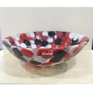 Frutero de resina multicolor personalizado con doble asa para el hogar, cocina, comedor y fiestas, cuenco decorativo multiusos para servir - Product Image 3