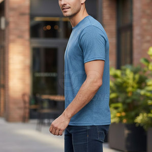 Camiseta de Hombre de Algodón 100% Suave de Primera Calidad, Estilo Casual para Uso Diario, Secado Rápido, Ligera, Perfecta para el Verano, Comodidad Diaria - Product Image 4