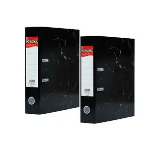Office Stationery Black Color Folder Size FC Benex Lami Cardboard Hard Paper Economical Lever Arch File for A4 Size Document