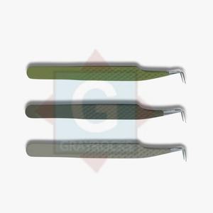 Outil de beauté de pince à épiler d'extension de cils en acier inoxydable de haute qualité - Product Image 3