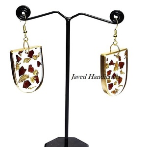 ต่างหูเรซินย้อนยุคพร้อมอุปกรณ์ปาร์ตี้งานทำมือไข่มุกสำหรับงานแต่งงานและของขวัญ - Product Image 6