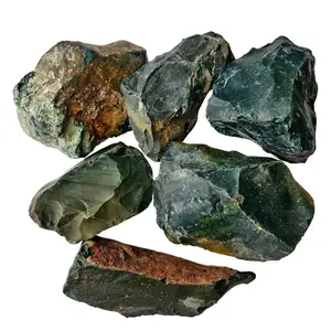 Yüksek kaliteli kan taşı doğal ham kaba kuvars taş kuvars kristal taşlar AL AQSA kristal taşlar