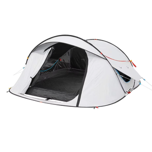 Tente de camping pop-up imperméable de haute qualité, installation rapide en <span class=keywords><strong>2</strong></span> <span class=keywords><strong>secondes</strong></span>, noire, pliable, intérieur extra sombre, 3 personnes - Product Image 1