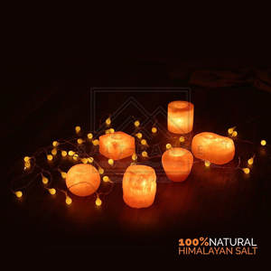 Lampe de sel de l'Himalaya avec logo personnalisé, dernier design, toucher réel, fabrication artisanale, décoration d'intérieur à vendre - Product Image 6