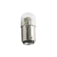 Bombilla LED BA15D para Máquina de Coser, 110V 220V 230V T16 1.2W, Luz Blanca, Repuesto para Lámpara de Señalización de Electrodomésticos Singer Brother