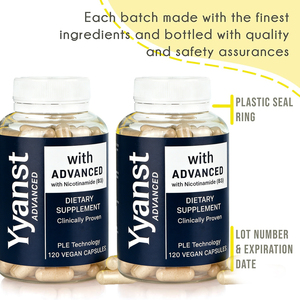 Cápsulas de Nicotinamida de alta calidad, VITAMINA B3 y extracto de Polypodium Leucotomos que mejoran la condición de la piel y brindan soporte antioxidante. - Product Image 2