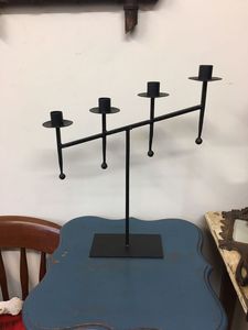 Modern Black Metal Candelabra Luxury 6-Arm Taper Candle Holder Pillar Stand For Wedding Centerpiece Christmas Home <b>Table</b> <b>Decor</b> - Product Image 3