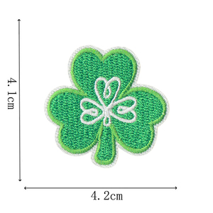 Leaf embroidered <b>Badges</b> <b>Maker</b> Personalizados Luxurious Embroidery Patch 2026 - Product Image 3