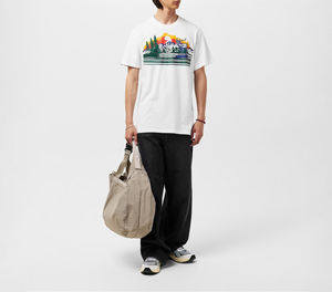 T-shirt à manches courtes personnalisé de 250 grammes T-shirt graphique imprimé Street Vintage pour hommes d'été - Product Image 6