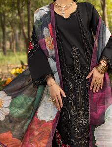 Spring and Summer <b>Long</b> Sleeve Women Casual <b>Dress</b> New <b>Eid</b> Women <b>Dresses</b> Salwar Kameez Sets With Printing Design - Product Image 5