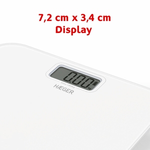 Bilancia digitale da bagno cinetica senza batterie. Max. 180 kg. (Haeger BS-DIG.015A) - Product Image 4
