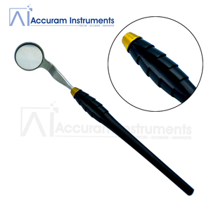 Silicone Mirror Handles Diagnostic Mirror Handles Mouth <b>Socket</b> Mirror With Silicone Handles <b>Single</b> End Diagnostic Tool - Product Image 4